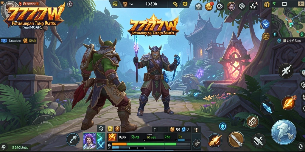Tampilan menarik dari gameplay seru di 7777W.