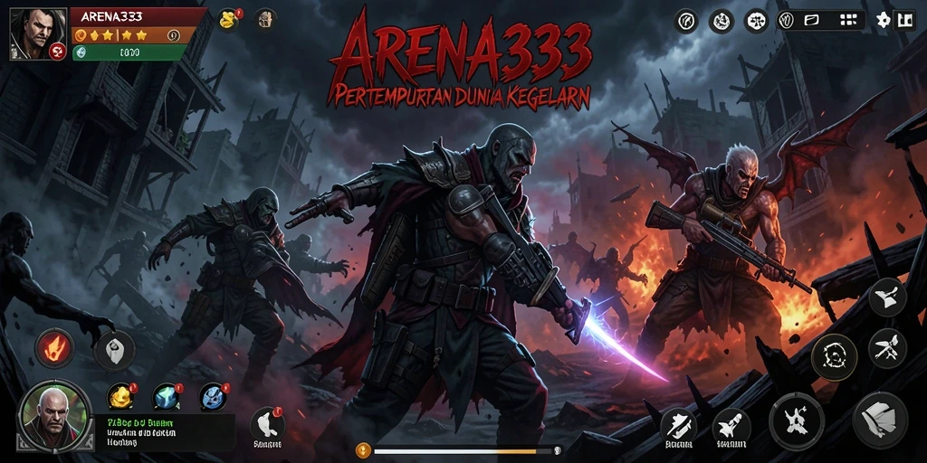 Tampilan gameplay ARENA333 yang mencekam dan penuh kengerian.