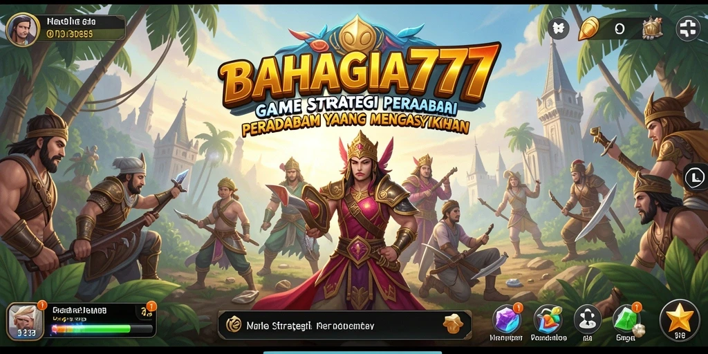 Tampilan menakjubkan dari gameplay <strong>BAHAGIA777</strong> yang penuh strategi.