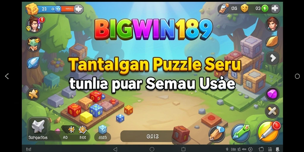 Screenshot gameplay puzzle yang menantang dan menarik.
