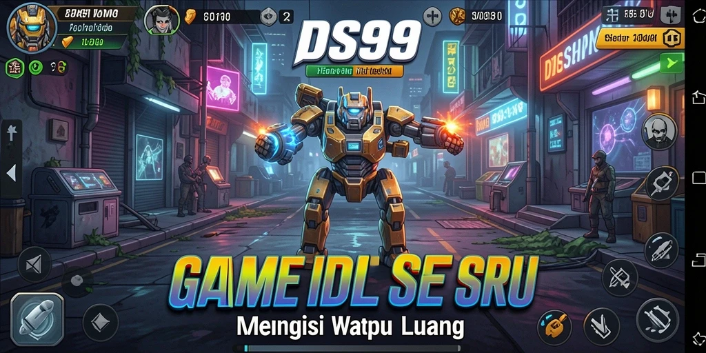 Tampilan gameplay Idle yang menyenangkan di DS99.