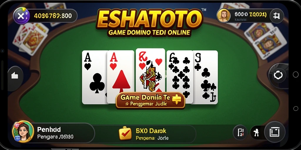 Tampilan gameplay menarik ESHATOTO dengan grafis warna-warni.