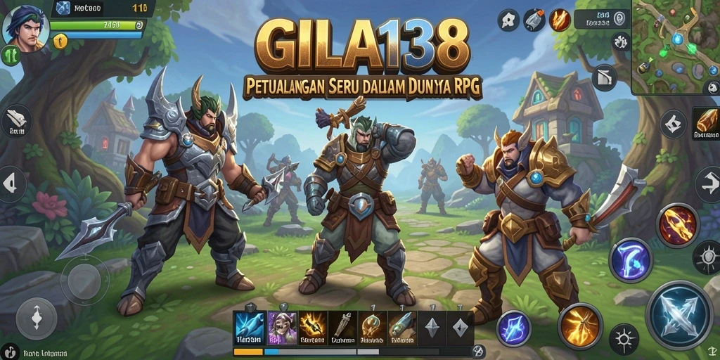 Tampilan gameplay RPG GILA138 yang memukau dan penuh aksi.