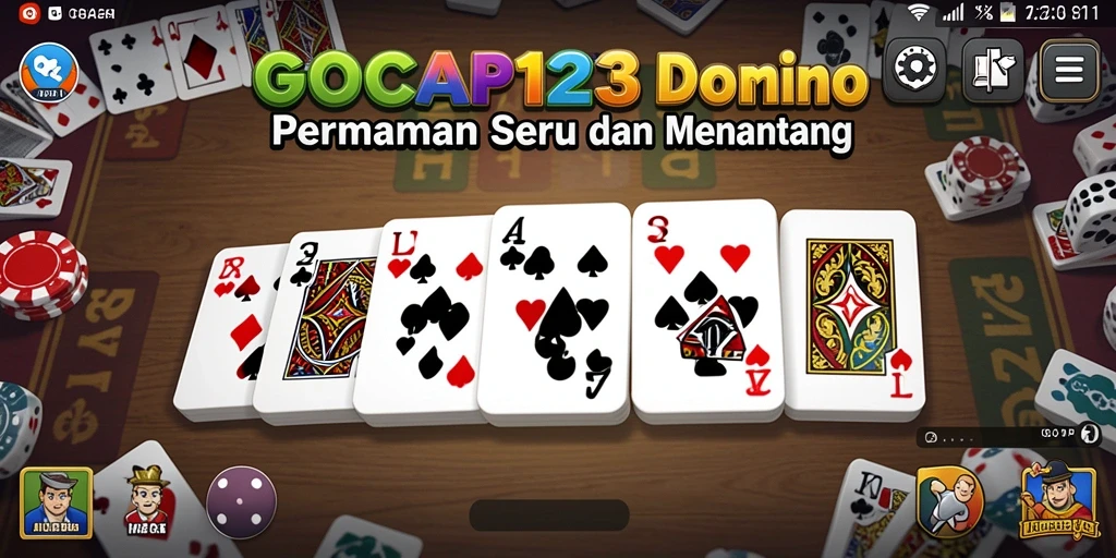 Screenshot GOCAP123 memperlihatkan gameplay Domino yang menarik.