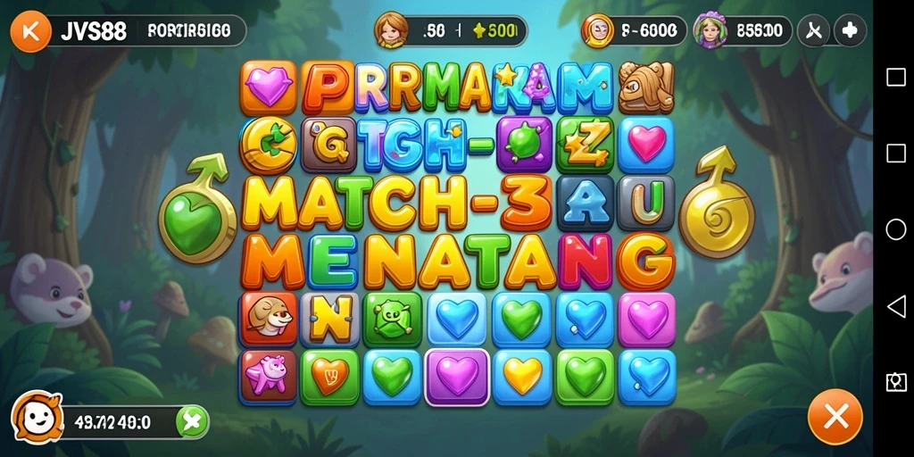 Tampilan gameplay JVS88 yang menarik dan penuh warna.