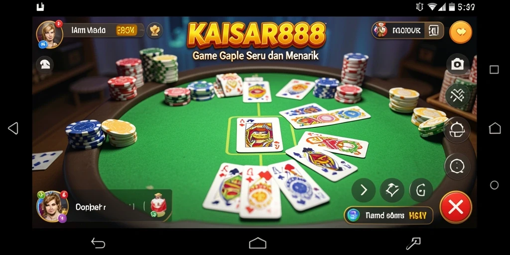 Tampilan gameplay KAISAR888 yang menarik dan mendebarkan.