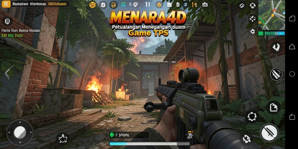 Tampilan menegangkan dari gameplay <strong>MENARA4D</strong> yang penuh aksi.