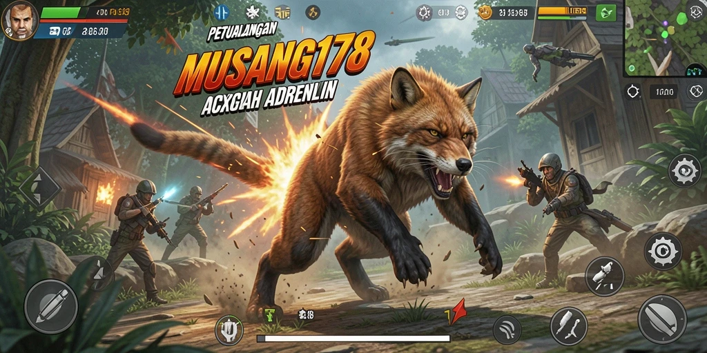 Tampilan gameplay MUSANG178 dengan aksi seru dan grafis memukau.