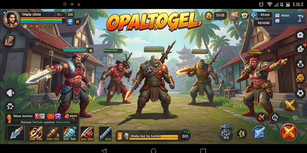 Tampilan antarmuka pengguna OPALTOGEL yang sederhana dan intuitif.