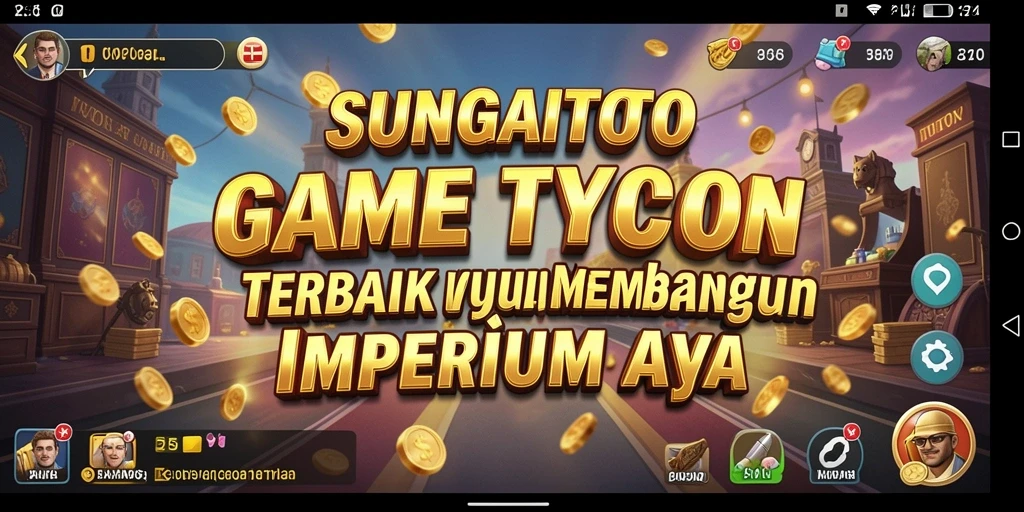 Screenshot gameplay SUNGAITOTO yang menampilkan aktivitas bisnis yang dinamis.