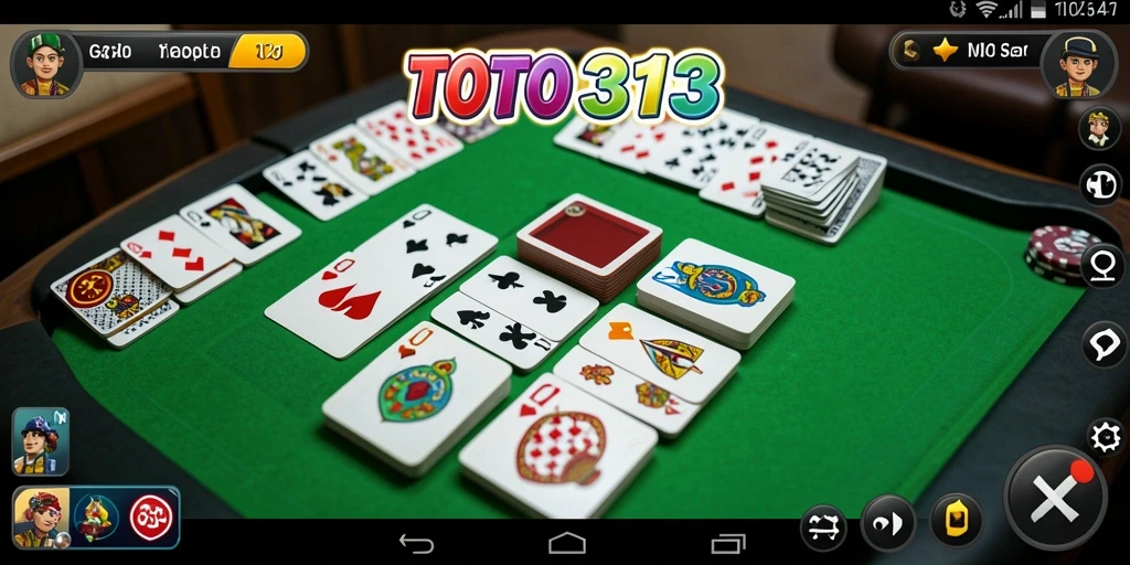 Tampilan menarik dari permainan Gaple TOTO313 yang seru.