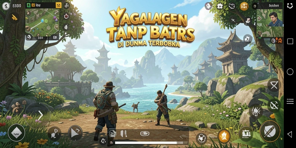 Gameplay YAGAOHEN menunjukkan eksplorasi dunia terbuka yang luas dan menakjubkan.